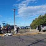 Dos mujeres resultaron con lesiones leves tras un choque en Río Grande