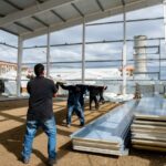 AVANZA LA CONSTRUCCIÓN DEL GIMNASIO DEL COLEGIO SOBERANÍA NACIONAL CON LA LLEGADA DE NUEVOS MATERIALES